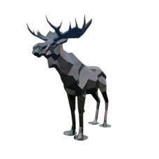 AMERİKAN TAÇ BOYNUZLU SIĞIN GEYİĞİ