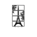 Eyfel Kulesi Metal Duvar Dekoru